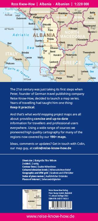 Produktbild World Mapping Project Albanien