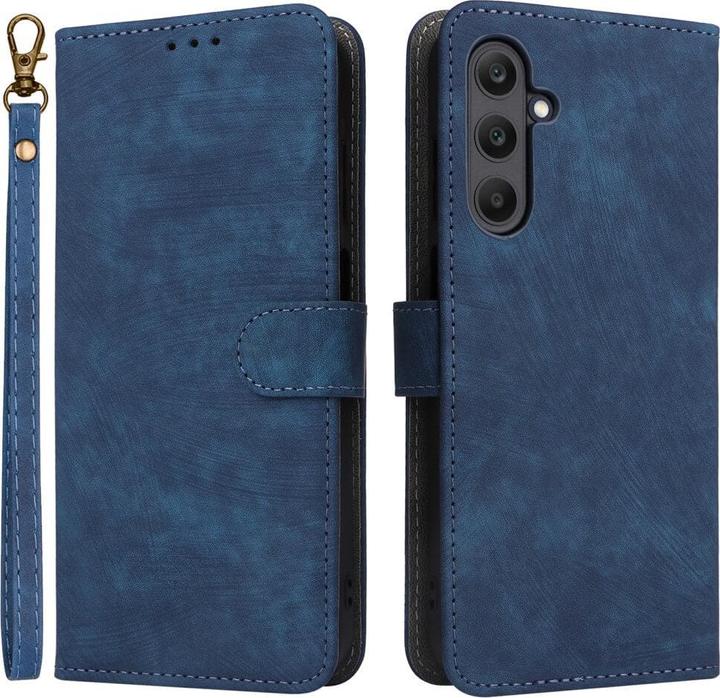 Image du produit Cover-Discount Galaxy A25 5G - Étui avec bloqueur RFID bleu (Samsung Galaxy A25 5G)