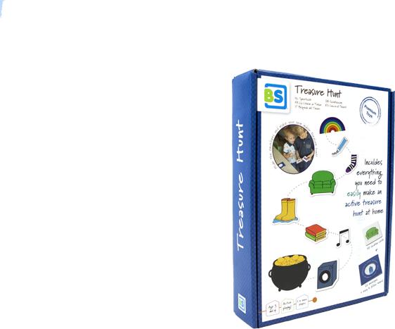 Actual product image BS treasure hunt (German, French, Italian, English)