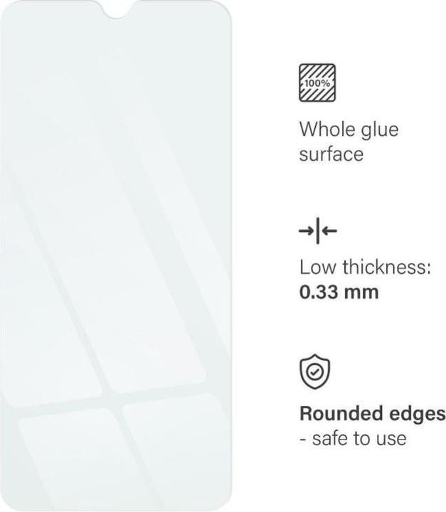 Actual product image BlueStar Tempered Glass (1 Piece, Samsung Galaxy A20e)