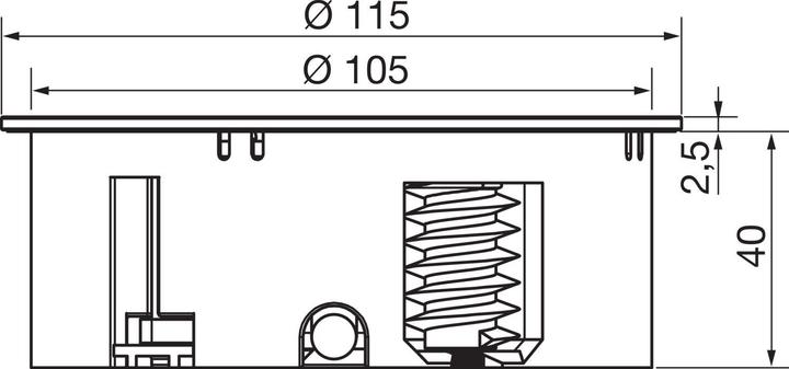 Immagine prodotto Bachmann TWIST 1xCEE7/3 1xCaricatore USB