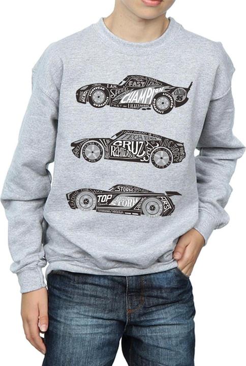 Produktbild Disney Cars Text Racers Sweatshirt Jungen (152, 158)