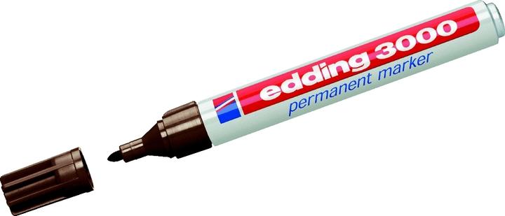Produktbild Edding Permanent Marker 3000 (Dunkelbraun, 1.50 mm, 1 x)