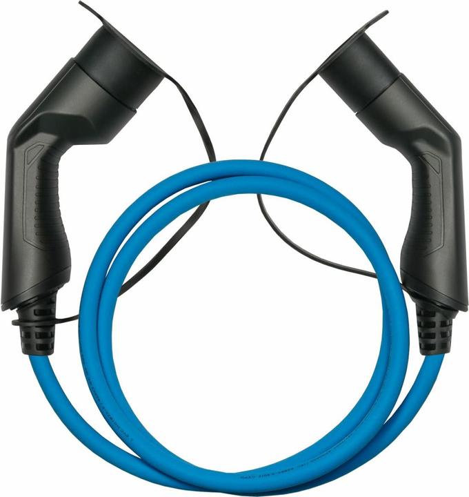 Immagine prodotto Kabelmeister Cavo di ricarica per auto elettriche modalità 3, da spina a presa di tipo 2, 16 A, 5 m, blu (Tipo 2, 11 kW, 16 A, 5 m)