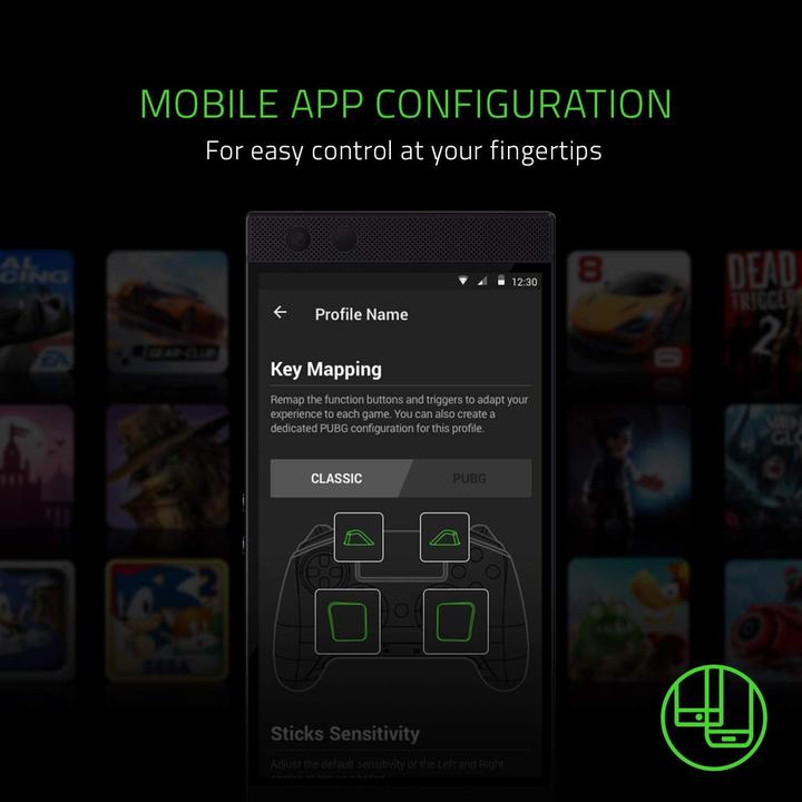Produktbild Razer kabelloser Gamecontroller für Android Raiju Mobile. (Android)