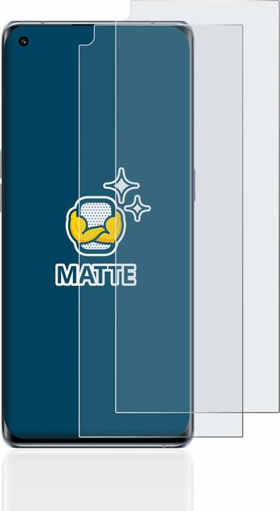 Actual product image BROTECT Anti-glare screen protector matt (2 Piece, Oppo Reno 6 Pro 5G)