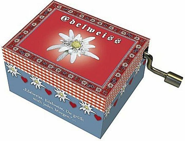 Actual product image Fridolin Spieluhr. Art&Music - Edelweissmelodie: Edelweiss