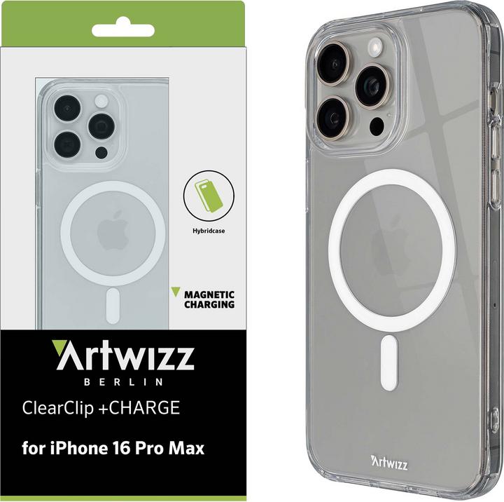 Produktbild Artwizz ClearClip + Charge Case iPhone 16 Pro Max (Apple iPhone 16 Pro Max)