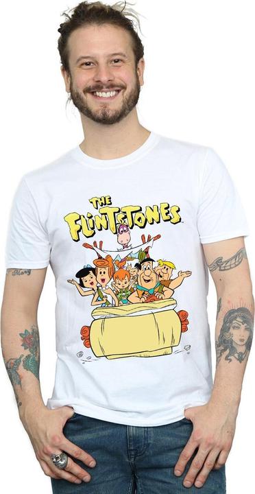 Actual product image The Flintstones Mens The The Ride T-Shirt (S)