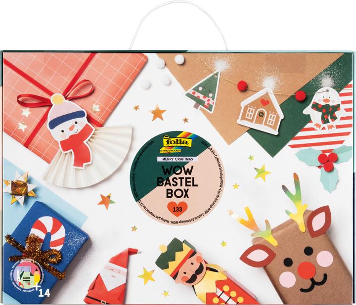 Image du produit Folia WOW Coffret de bricolage de Noël MERRY CRAFTMAS, 133 pièces