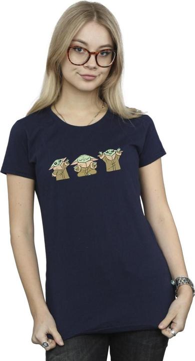 Immagine prodotto Star Wars The Mandalorian Grogu Poses Maglietta Donna (L)