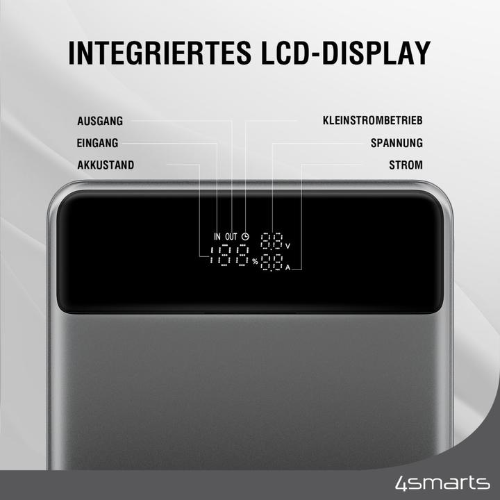 Immagine prodotto 4smarts Enterprise Slim (20000 mAh, 122.50 W, 74 Wh)
