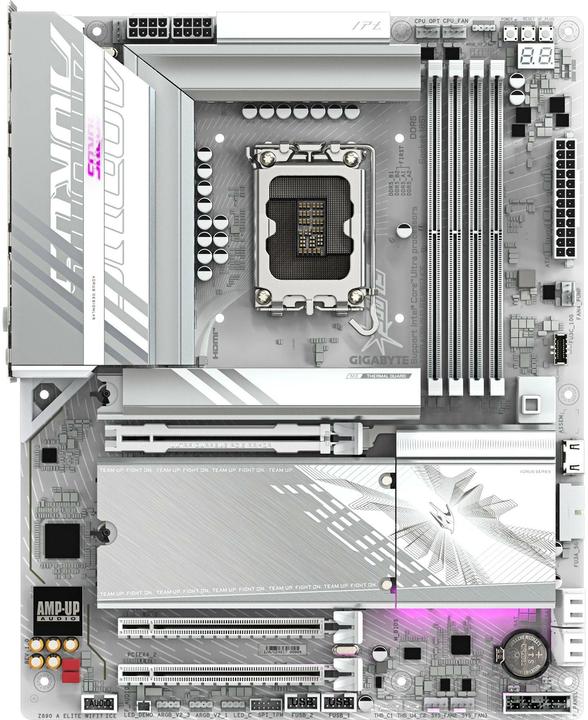 Produktbild Gigabyte Z890 AORUS Elite WIFI7 ICE (LGA 1851, Intel Z890, ATX)
