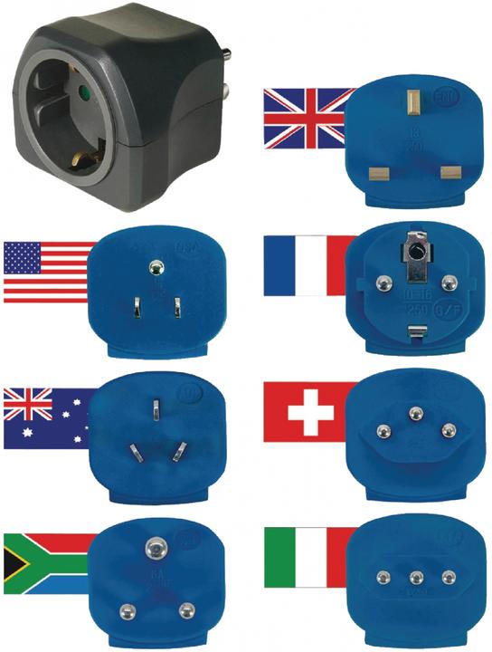 Actual product image Brennenstuhl Travel adapter set