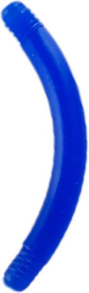Star Piercing Micro Bananen-Stab dunkelblau (Acryl, ohne Messing)