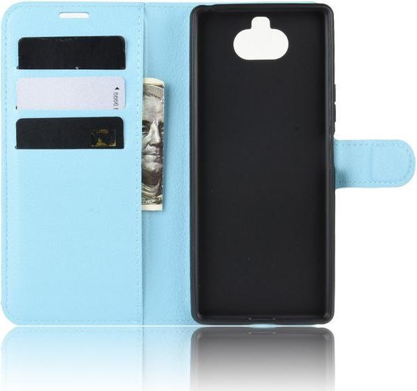 Actual product image MU Classic Litchi Leather Bookcover Series (Sony Xperia 8)