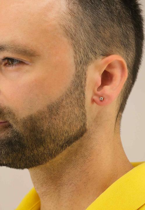 Image du produit Muau Boucles d'oreilles monture 4 poignées (Or jaune 750, Argent)