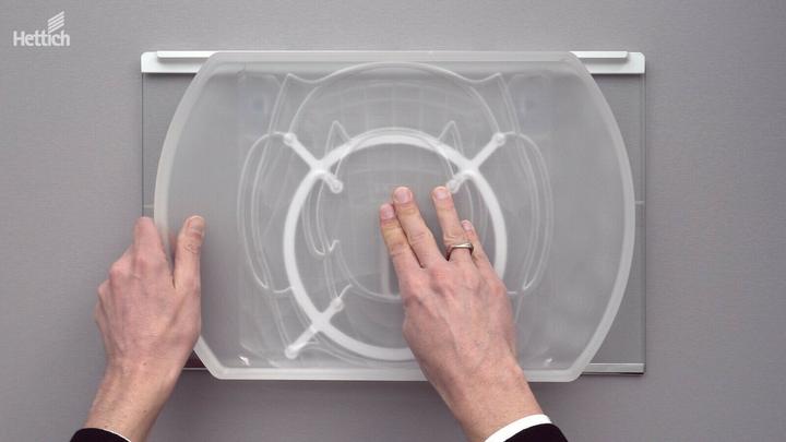 Produktbild Hettich ComfortSpin Drehteller 360° drehbar (Organizer Kühlschrank, Bad, Schrank lebensmittelecht