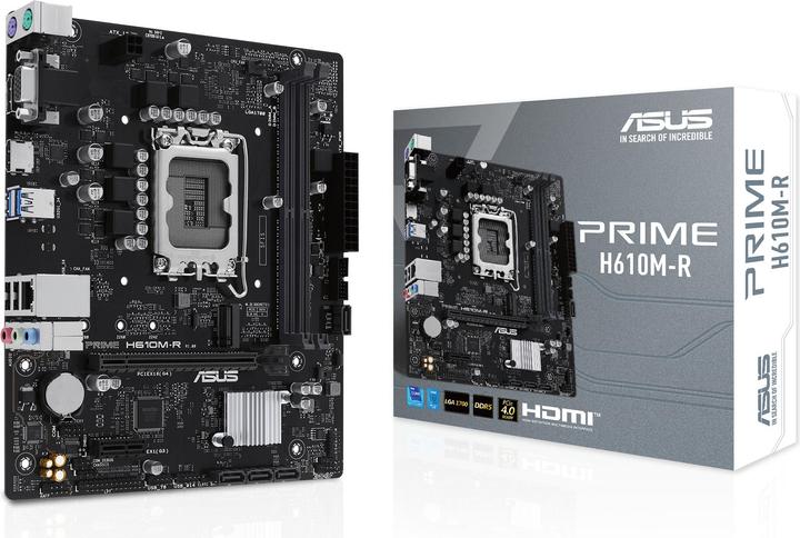 Produktbild ASUS PRIME H610M-R SI (1700) (D) (LGA 1700, Intel H610, mATX)