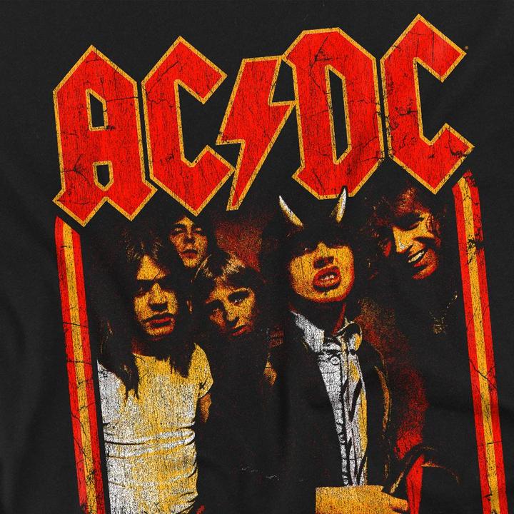 Immagine prodotto AC/DC Maglietta Group Distressed Uomo (5XL)