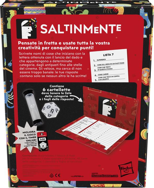 Immagine prodotto Hasbro Rinfrescare Saltinmente