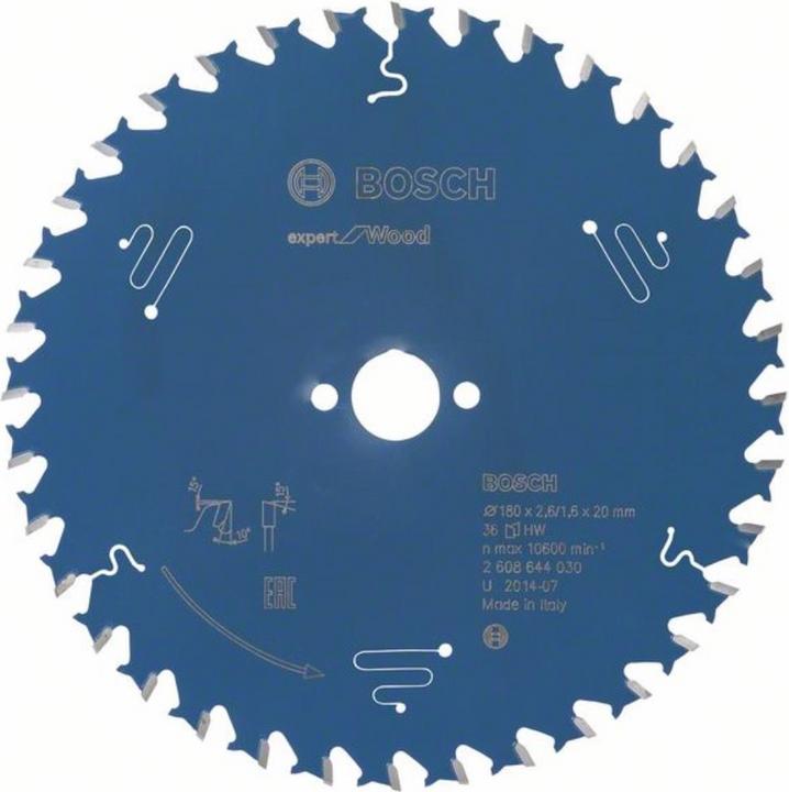 Produktbild Bosch Professional Zubehör Kreissägeblatt Expert for Wood, 190 x 30 x 2,6 mm, 24