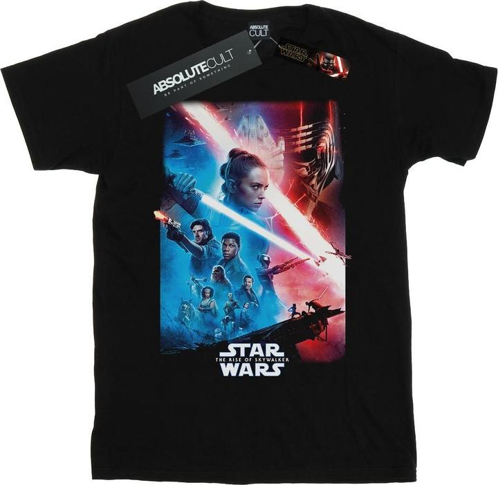 Actual product image Star Wars Boys The Rise Of Skywalker Theatrical Poster T-Shirt (152, 158)