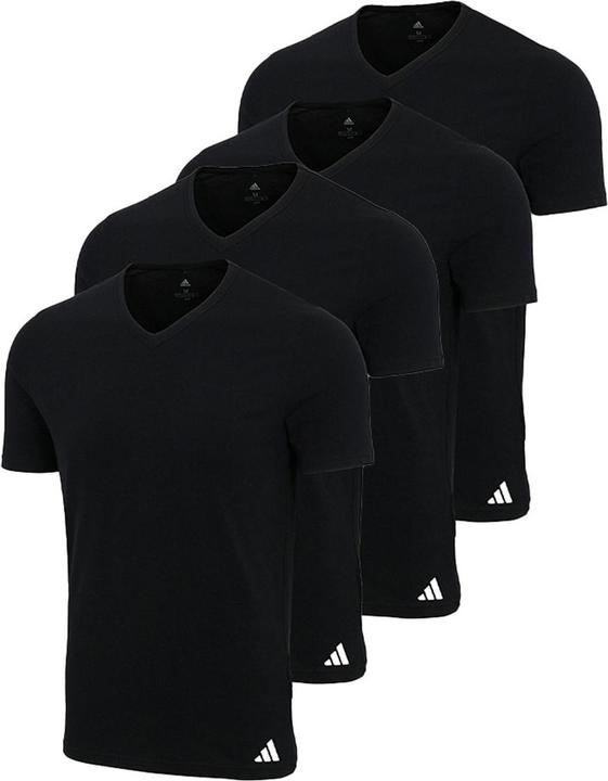 Produktbild adidas 4er Pack Active Flex Cotton Unterhemd / Shirt Kurzarm (XL)