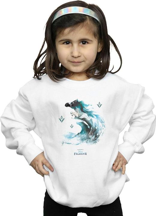Produktbild Disney Frozen 2 Elsa With Nokk The Water Spirit Sweatshirt Mädchen (152, 158)