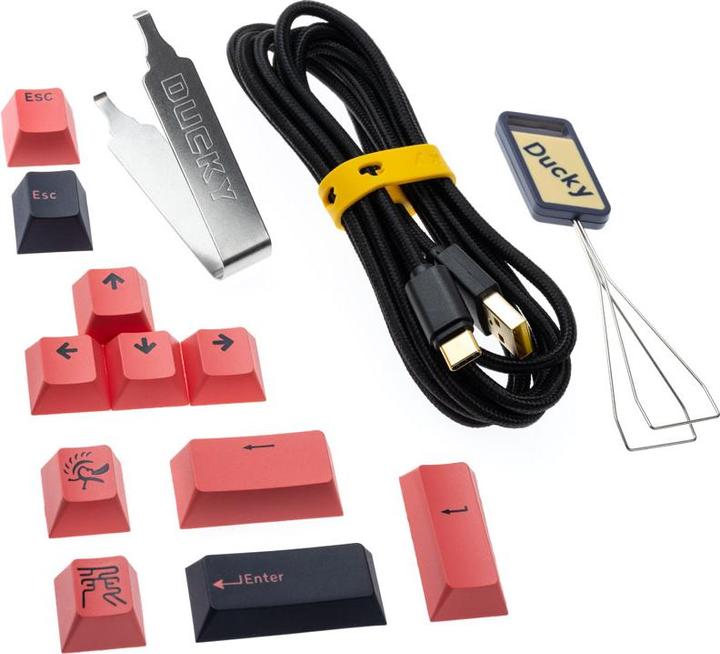 Immagine prodotto Ducky Uno 3 Blu cosmico, toetsenbord (US, Cablato)