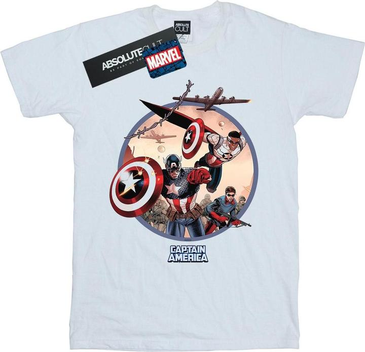 Produktbild Captain America And Falcon In Battle TShirt (XL)