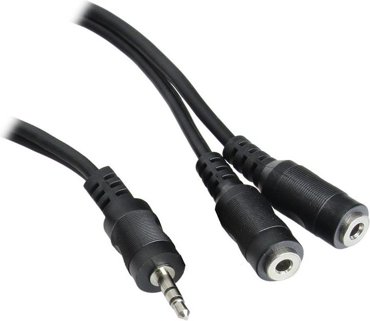 Produktbild InLine Y-Kabel 3,5 Klinke Stecker (0.20 m, 3.5mm Klinke (AUX))