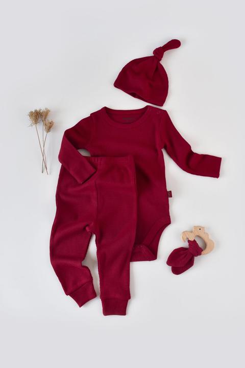 BabyCosy Set. Hose. Body langarm. Mütze