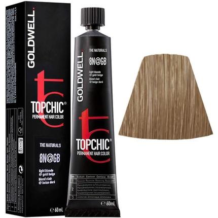 Actual product image Goldwell 8N@GB Topchic Hair Color 60ml (8NGB)