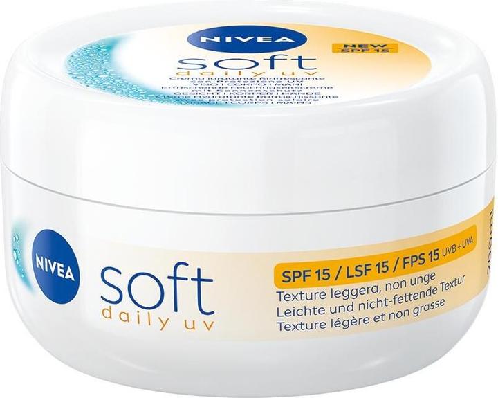 NIVEA Soft Daily UV erfrischende Feuchtigkeitscreme Topf LSF 15
