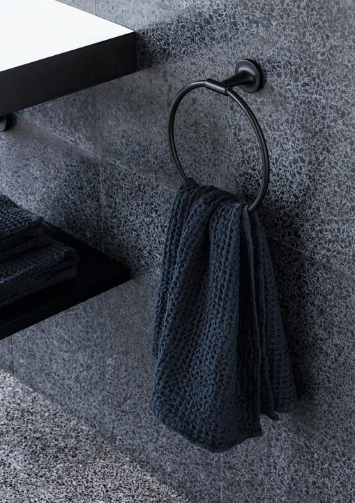 Produktbild Duravit Handtuchring Starck T schwarz matt