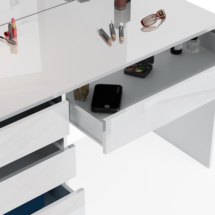 Actual product image Vicco Sherry with lighting (120 x 55 x 75 cm)