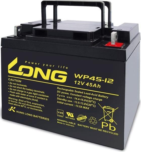 Produktbild Kung Long Bleiakku, 12V-/45Ah, VdS WP45-12 (12 V, 45 Ah)