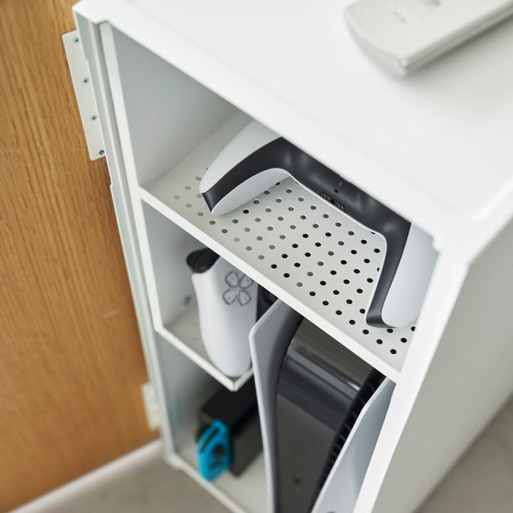 Actual product image Yamazaki TOWER games console organiser
