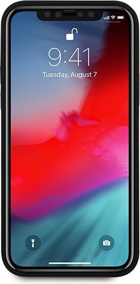 Immagine prodotto BMW M Custodia rigida PU Triangoli+ Linea Tricolore per Apple iPhone 12 12 Pro - nero (Apple iPhone 12 Pro, Apple iPhone 12)