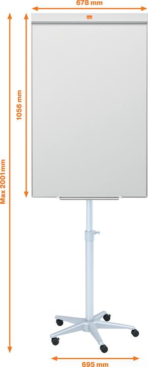 Actual product image Nobo Flipchart Barracuda (70 x 100 cm)
