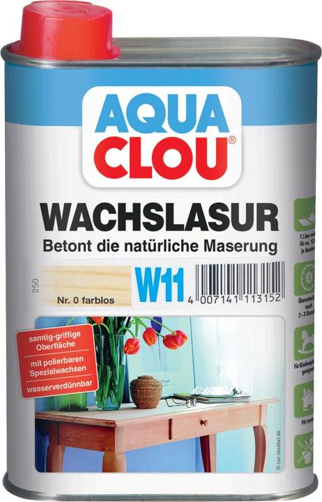 Clou Aqua Wachslasur W11 (Farblos, 0.25 l)