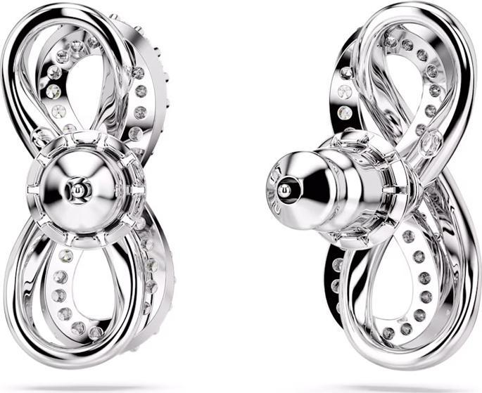 Actual product image Swarovski Hyperbola ear studs infinity white (Metal)