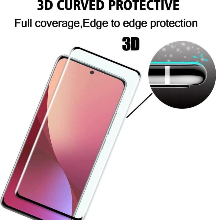 Actual product image Screenguard Xiaomi 12 Full Screen Protective Glass Film 2.5D 9H (1 Piece, Xiaomi 12)