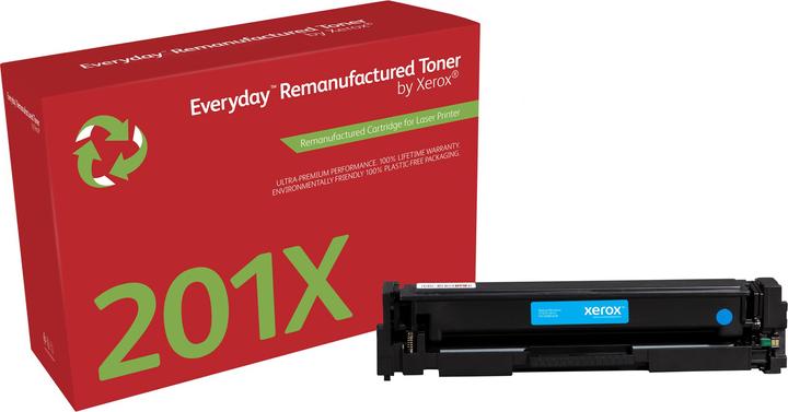 Actual product image Xerox HIGH CYAN TONER HP 201X (C)