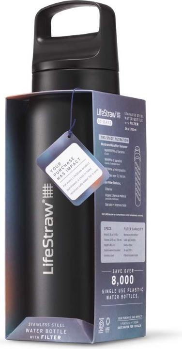 Produktbild LifeStraw Go Steel 1-Liter (nordic noir)
