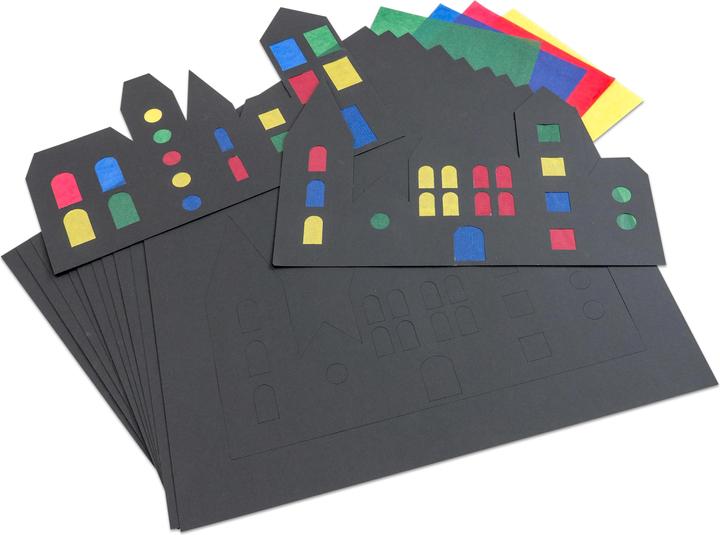 Produktbild Betzold Fensterbild Stadt, 12 Stück (630 g/m², 1 x)