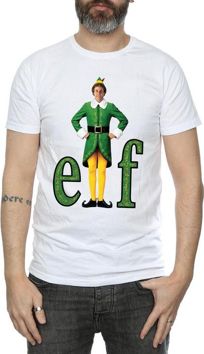 Actual product image Elf Mens Buddy Logo T-Shirt (XXL)