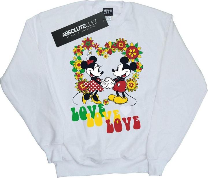 Immagine prodotto Disney Mickey And Minnie Mouse Hippie Love Felpa Ragazzi (128)