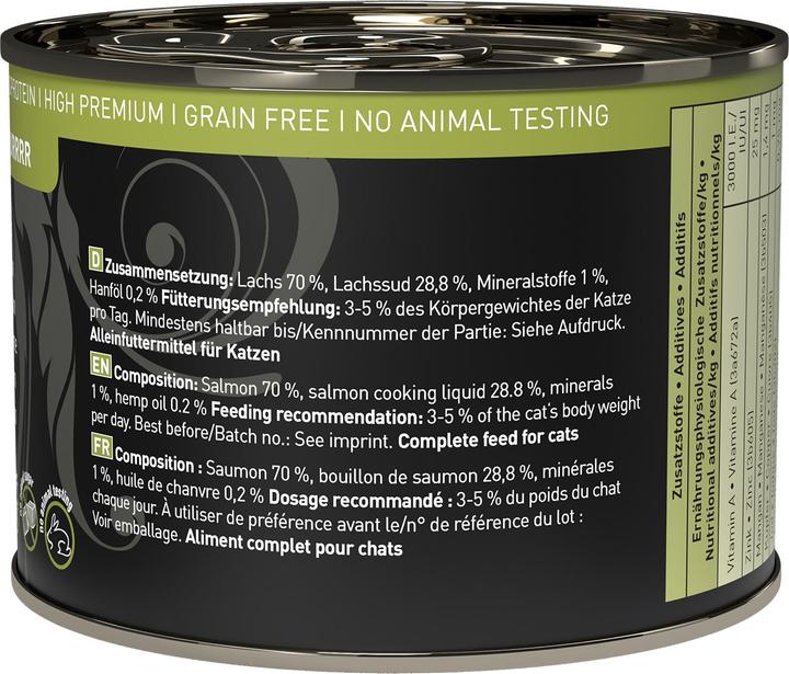 Immagine prodotto Catz Finefood Purrrr No.105 Salmone (Adulto, 1 pz., 190 g)